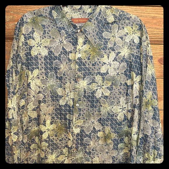 Tori Richard Button Down 2X - Picture 1 of 3